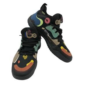 Adidas James Harden Vol 5 Futurenatura Mens Sz 13 Black Multicolor Sneakers VGUC